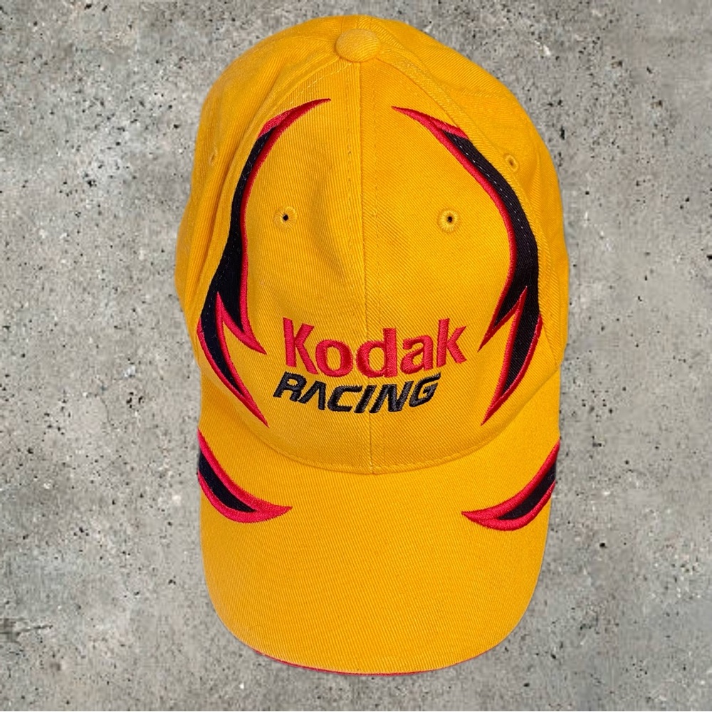 vintage kodak racing NASCAR hat